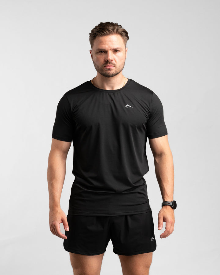 Core Performance T-Shirt (Black/Grey) - Athletic Aesthetics