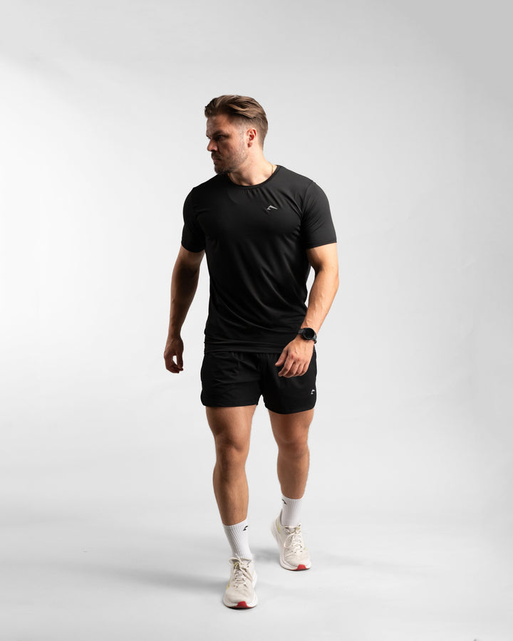 Core Performance T-Shirt (Black/Grey) - Athletic Aesthetics