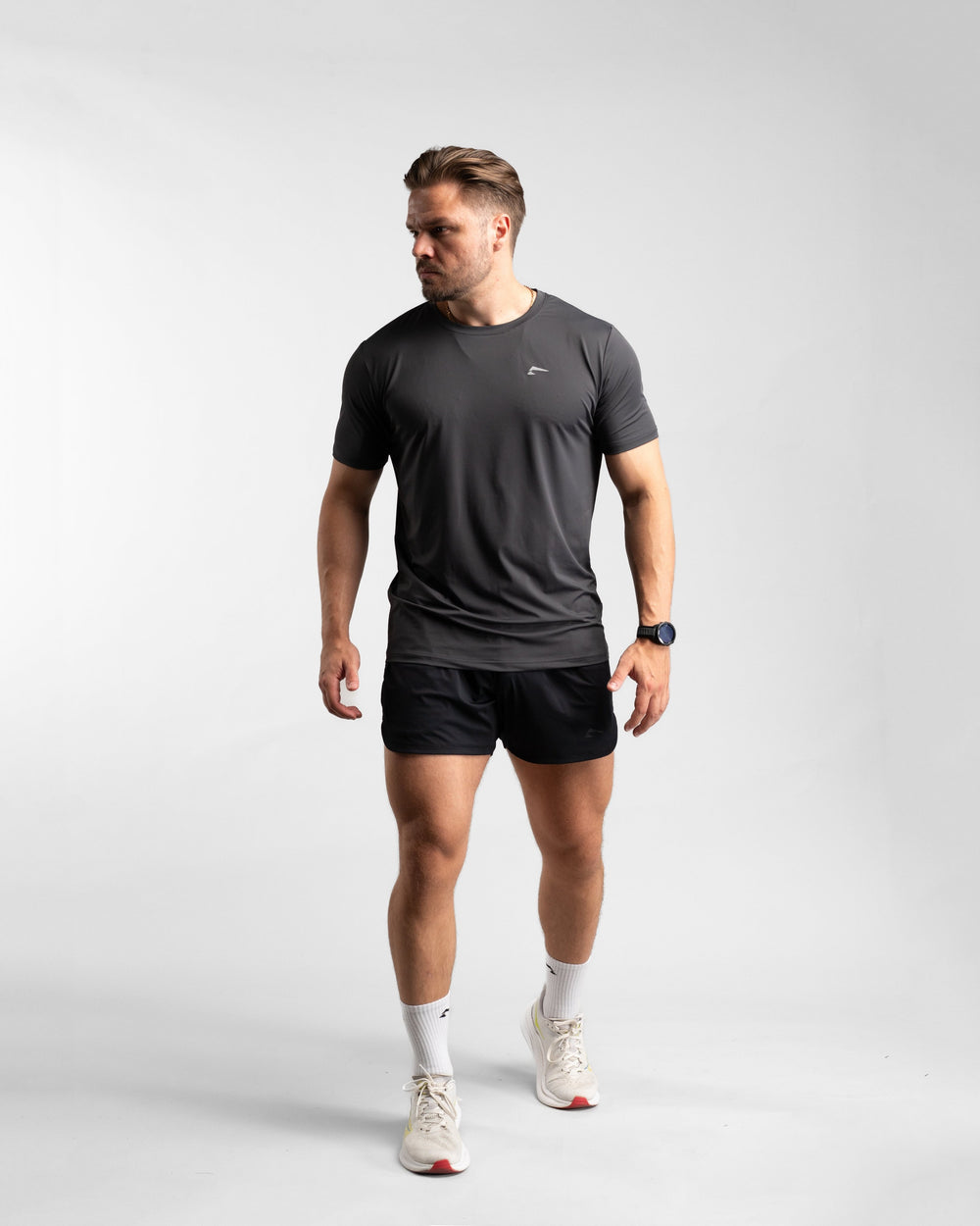 Core Performance T-Shirt (Graphite/Grey) - Athletic Aesthetics