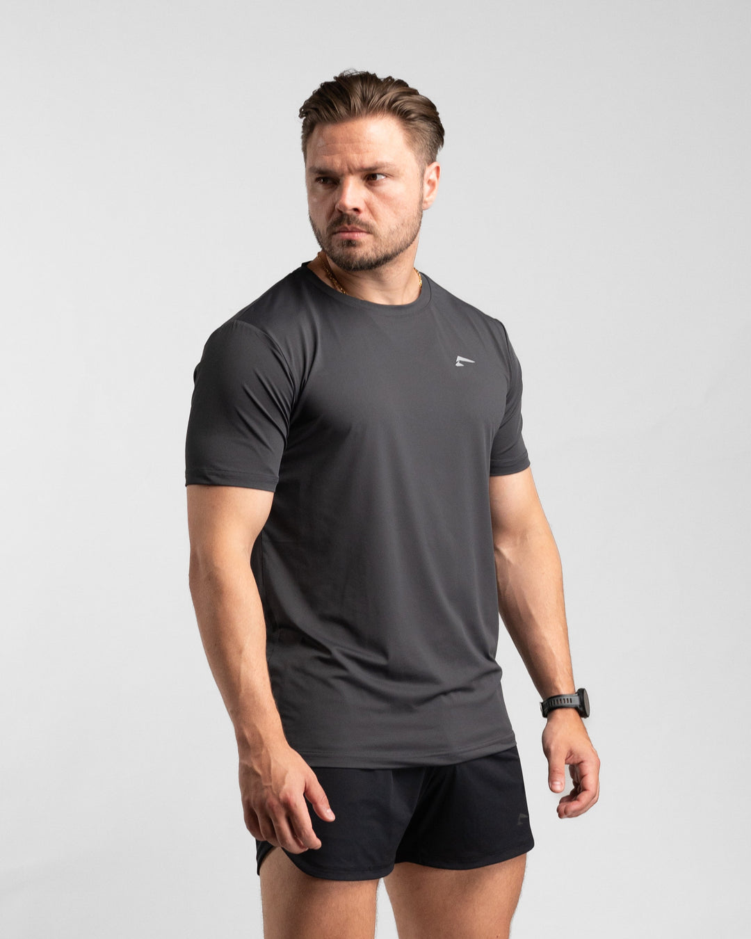 Core Performance T-Shirt (Graphite/Grey) - Athletic Aesthetics