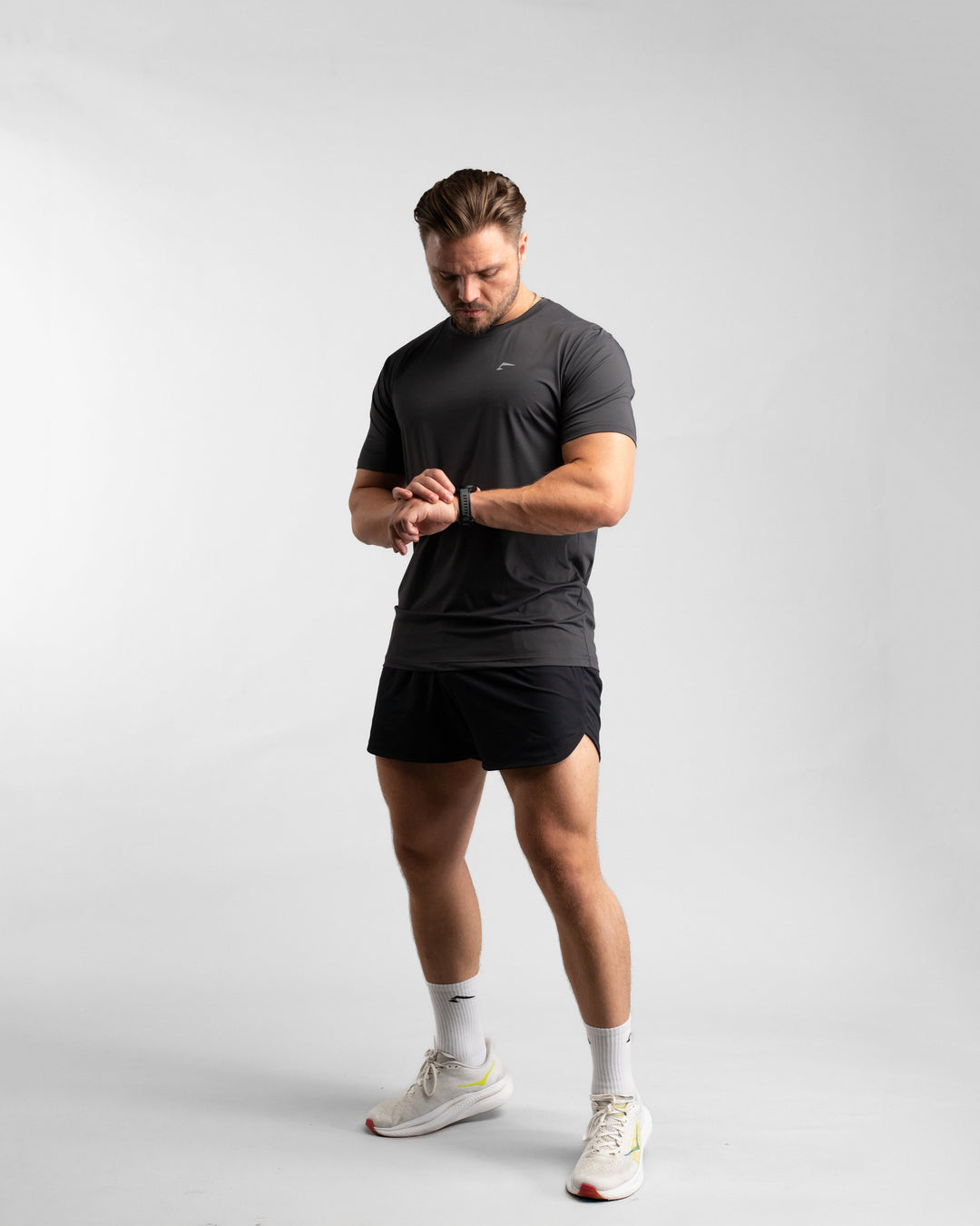 Core Performance T-Shirt (Graphite/Grey) - Athletic Aesthetics