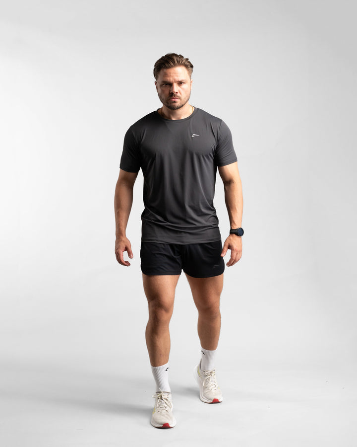 Core Performance T-Shirt (Graphite/Grey) - Athletic Aesthetics