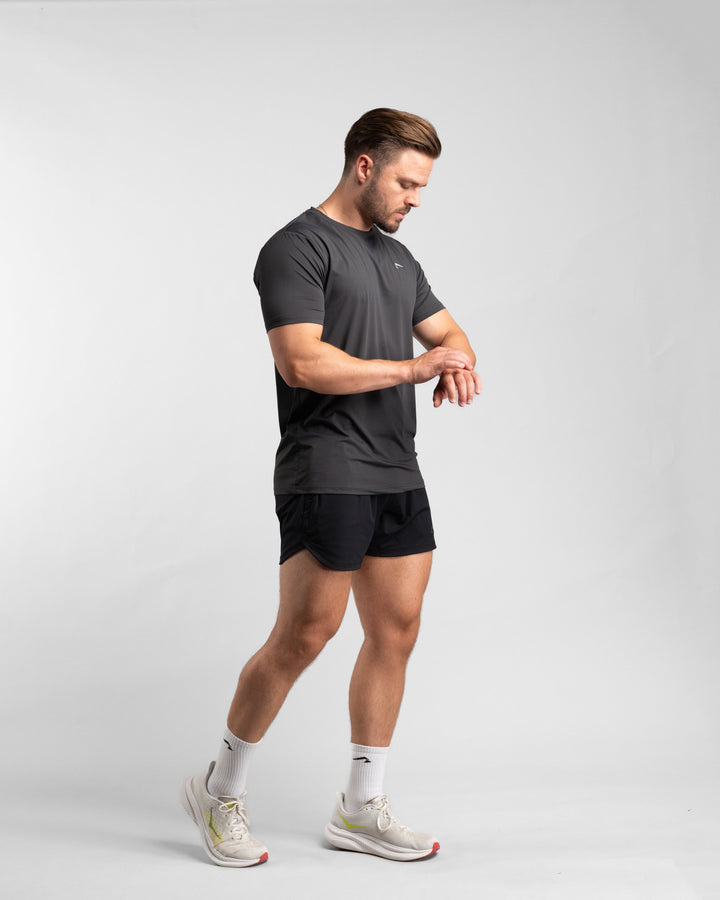 Core Performance T-Shirt (Graphite/Grey) - Athletic Aesthetics