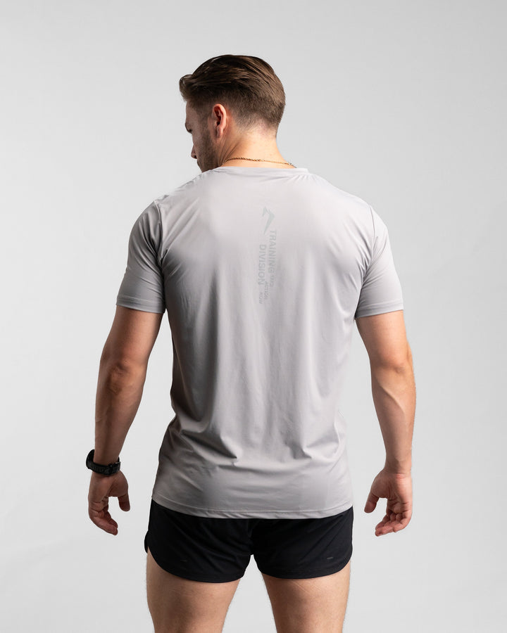 Core Performance T-Shirt (Stone/Grey) - Athletic Aesthetics