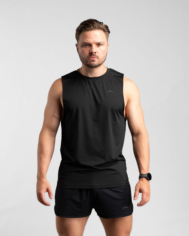 Core Performance Tanktop (Black/Black) - Athletic Aesthetics