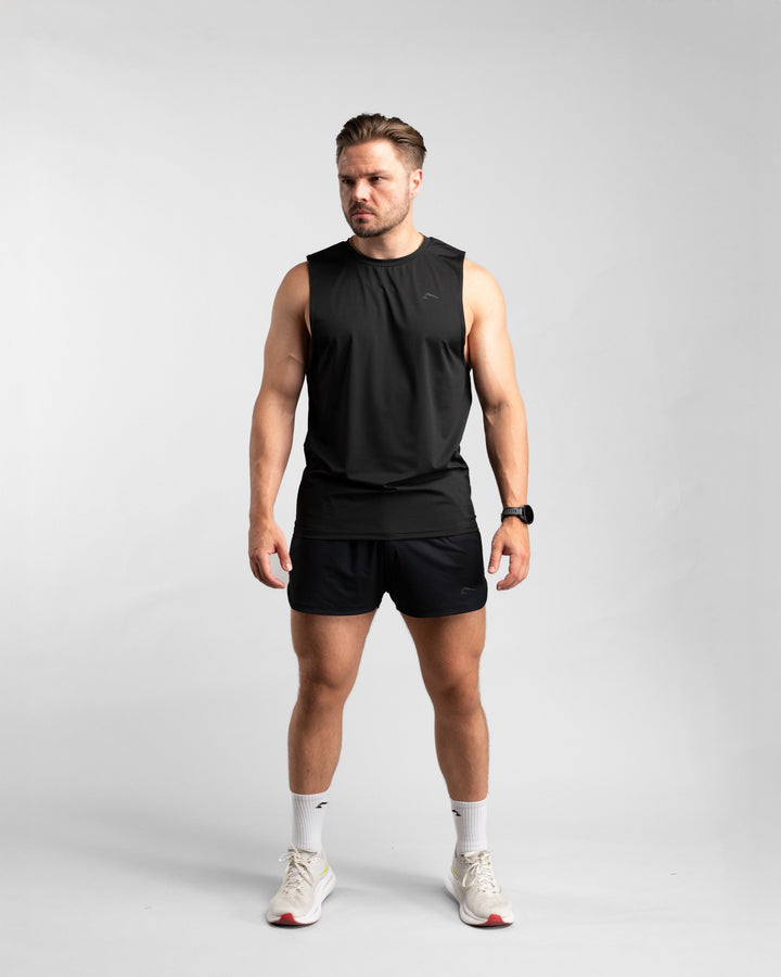 Core Performance Tanktop (Black/Black) - Athletic Aesthetics