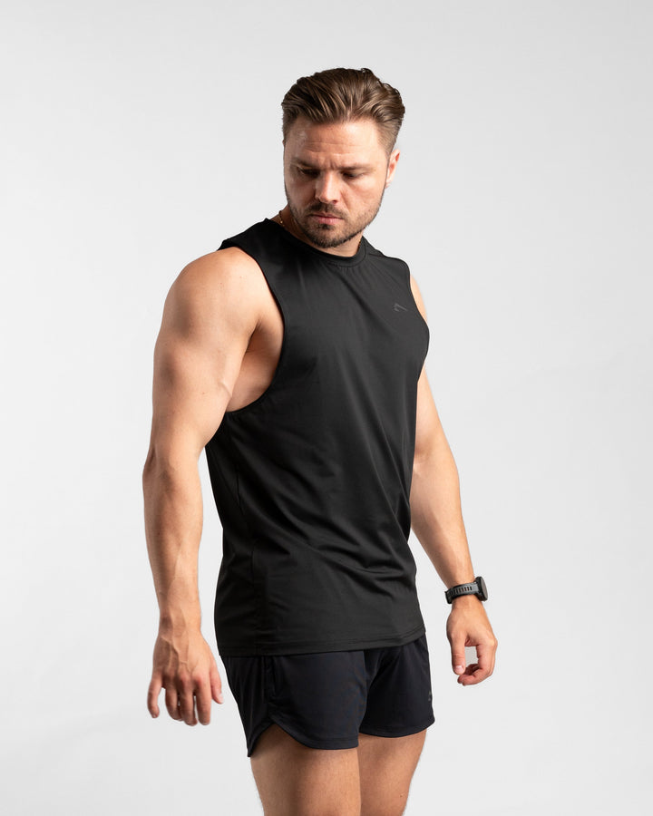 Core Performance Tanktop (Black/Black) - Athletic Aesthetics