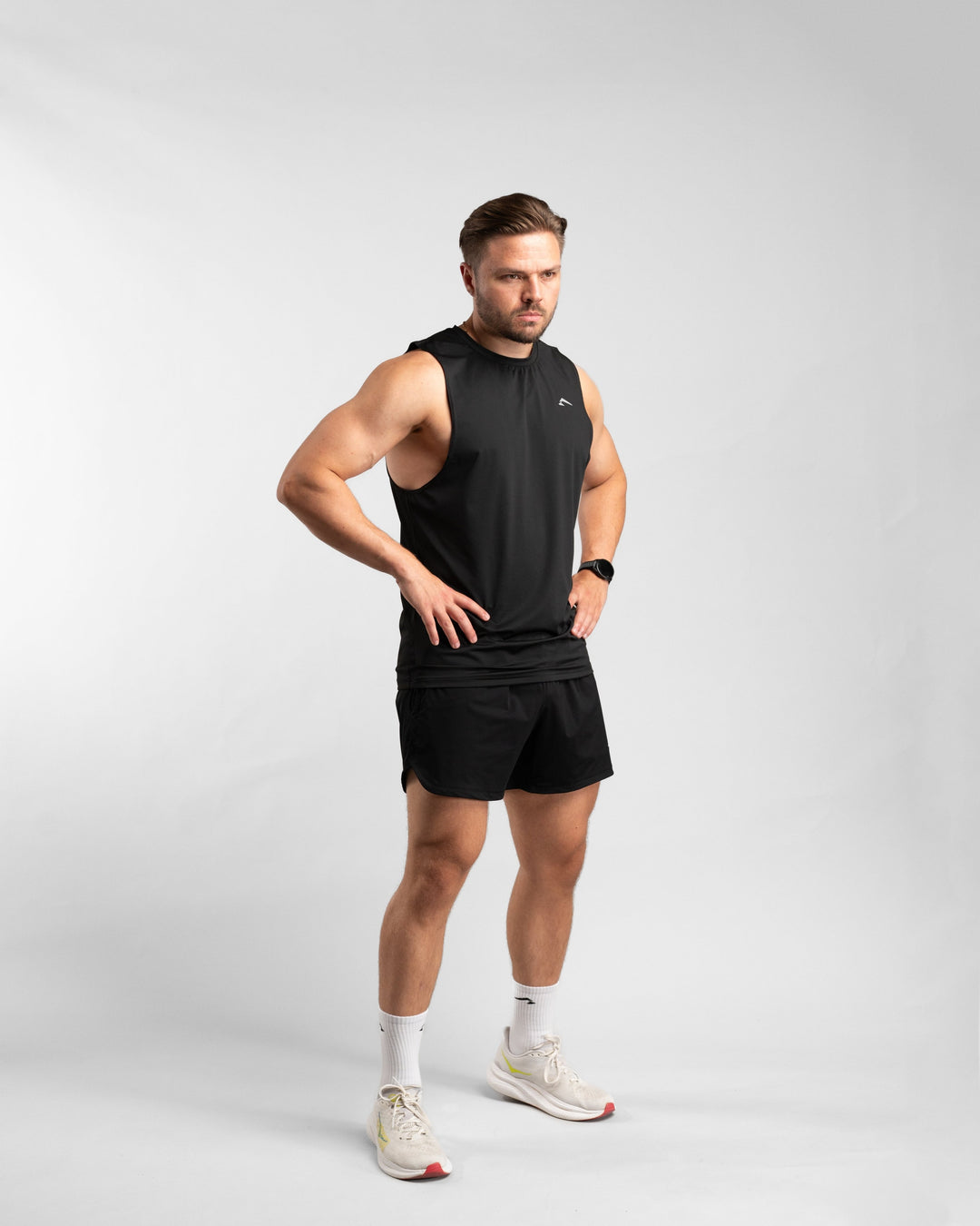 Core Performance Tanktop (Black/Grey) - Athletic Aesthetics