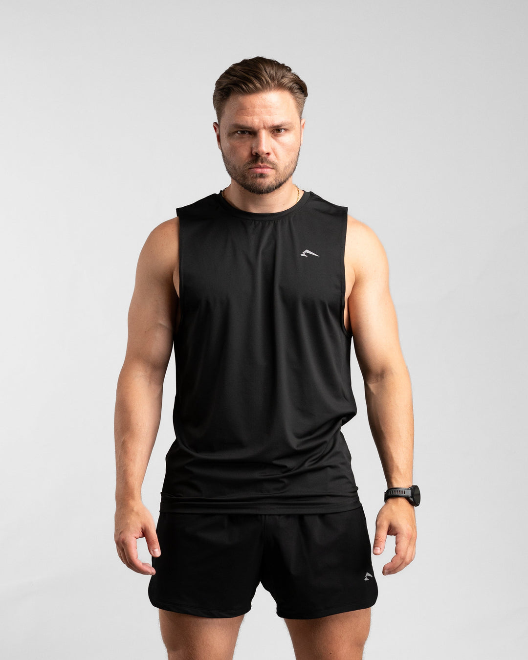 Core Performance Tanktop (Black/Grey) - Athletic Aesthetics
