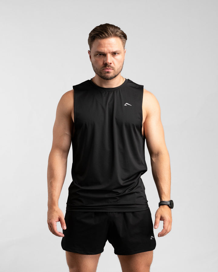 Core Performance Tanktop (Black/Grey) - Athletic Aesthetics