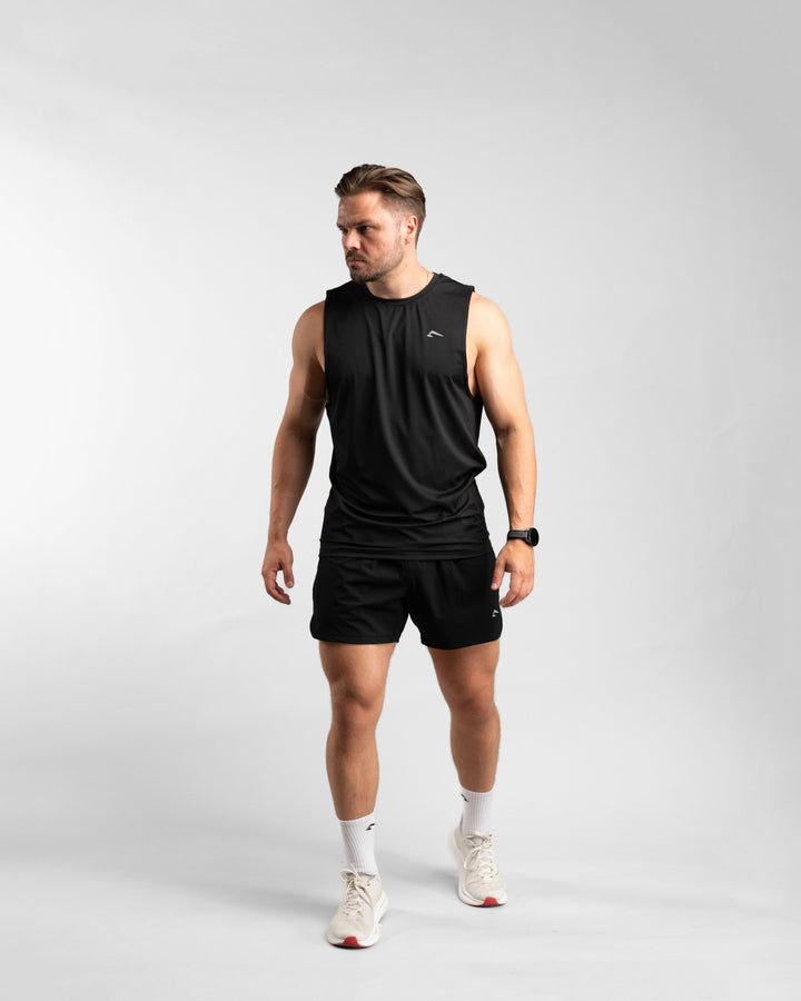 Core Performance Tanktop (Black/Grey) - Athletic Aesthetics