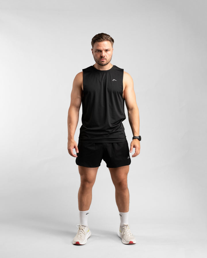 Core Performance Tanktop (Black/Grey) - Athletic Aesthetics
