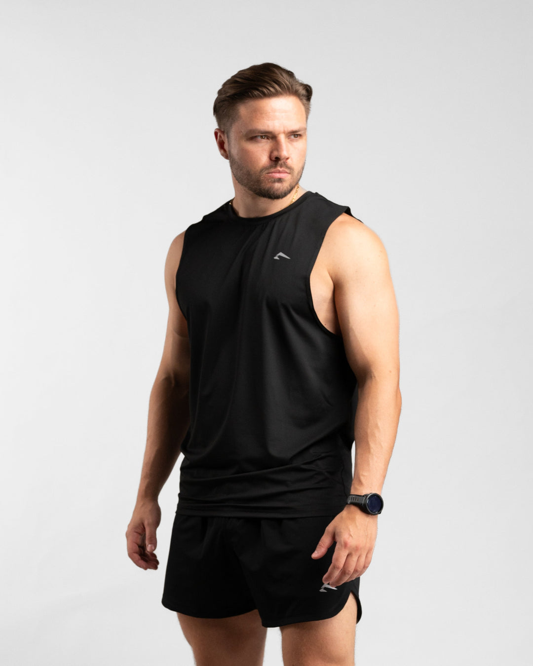 Core Performance Tanktop (Black/Grey) - Athletic Aesthetics