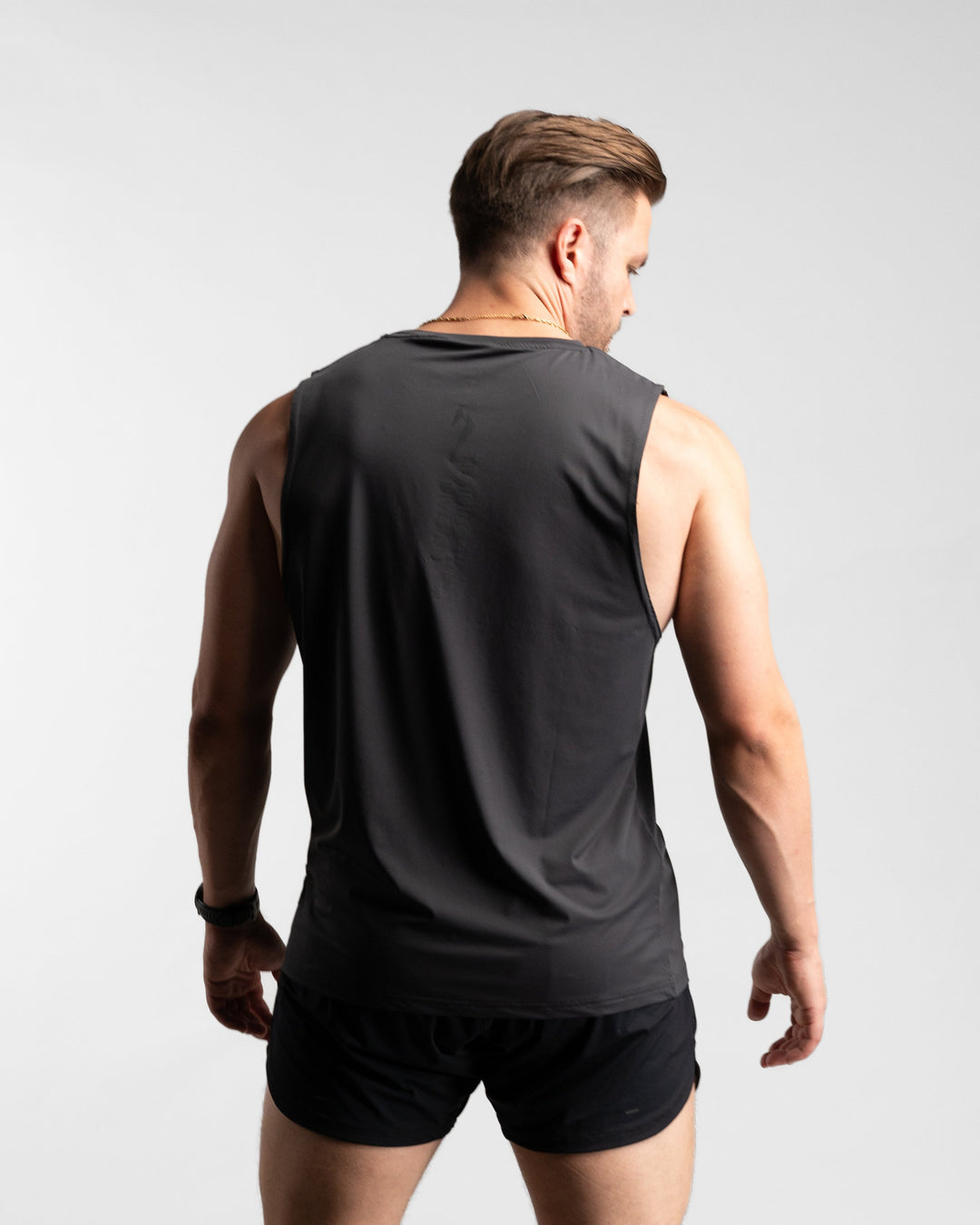 Core Performance Tanktop (Graphite/Black) - Athletic Aesthetics