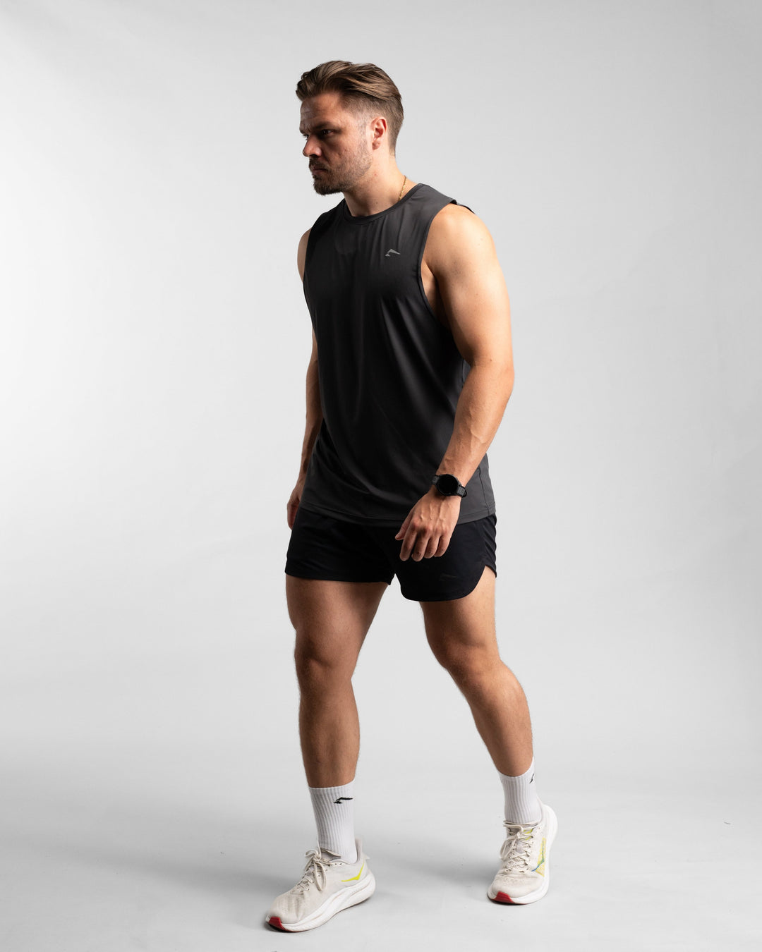 Core Performance Tanktop (Graphite/Grey) - Athletic Aesthetics