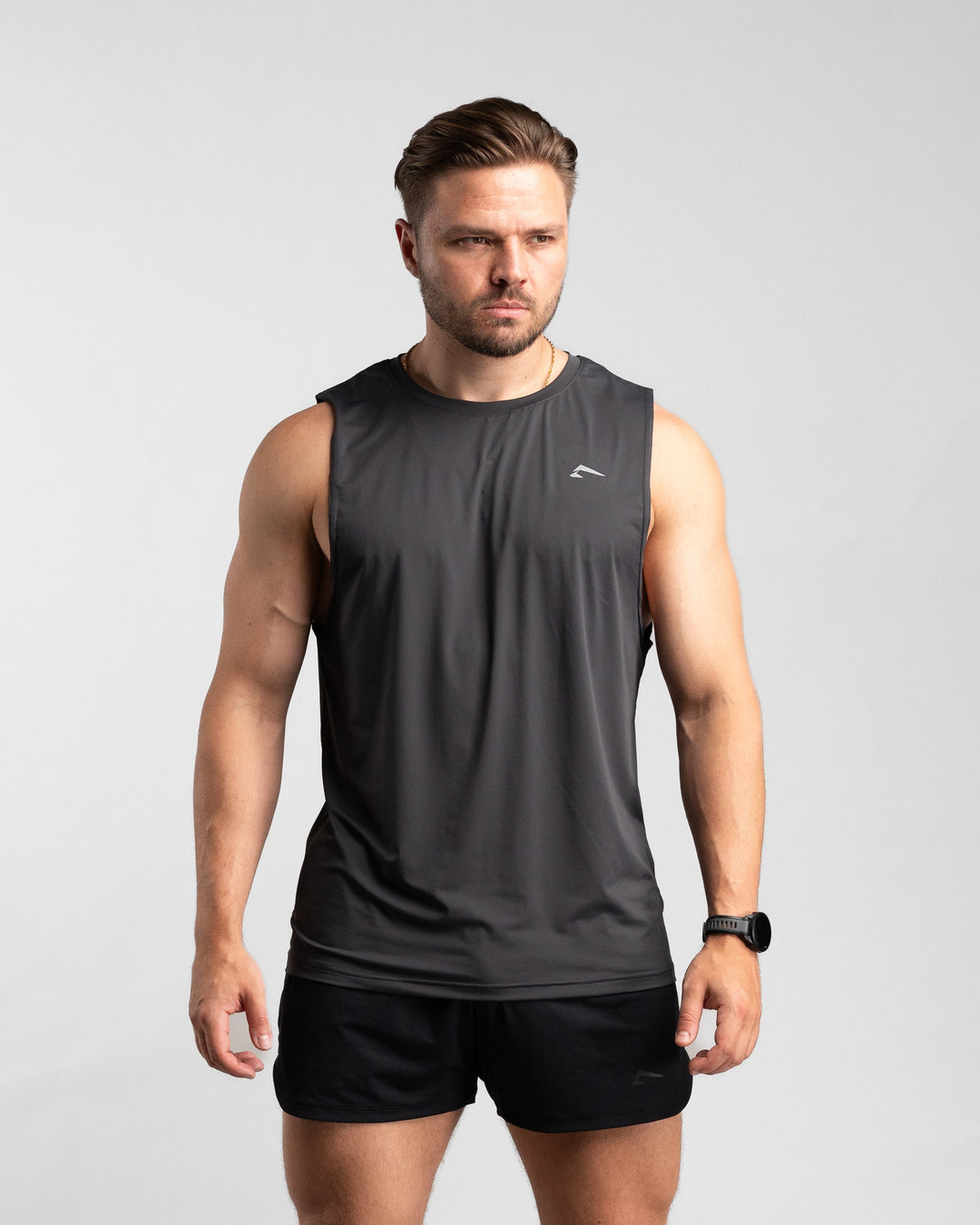 Core Performance Tanktop (Graphite/Grey) - Athletic Aesthetics