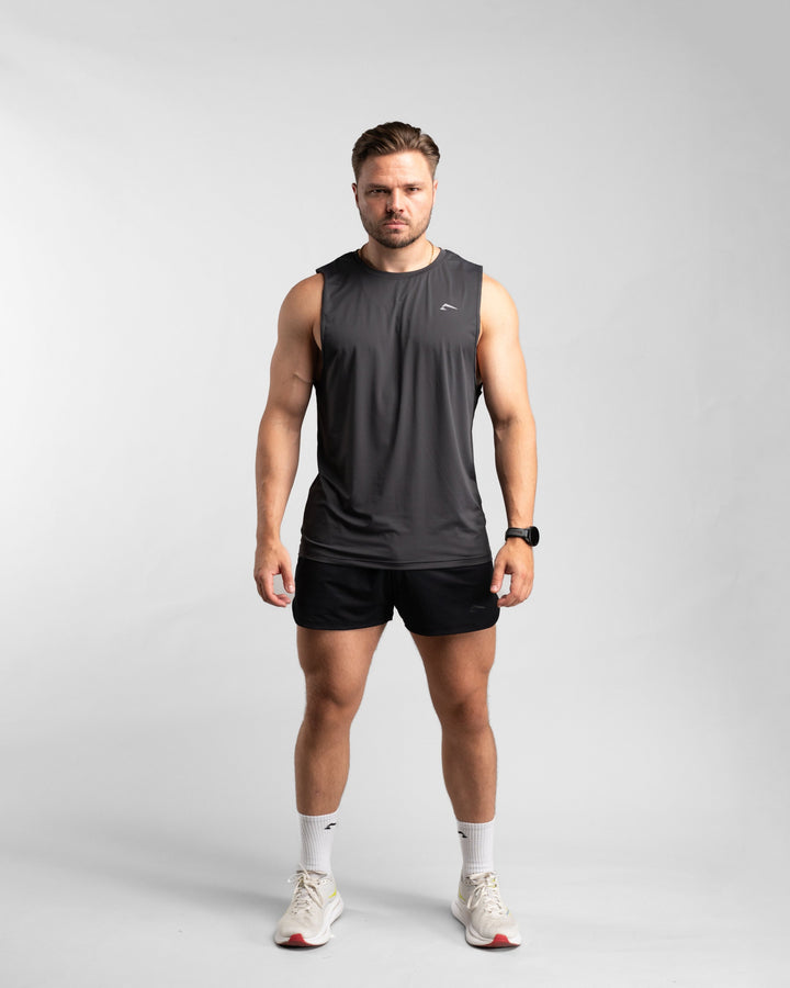 Core Performance Tanktop (Graphite/Grey) - Athletic Aesthetics