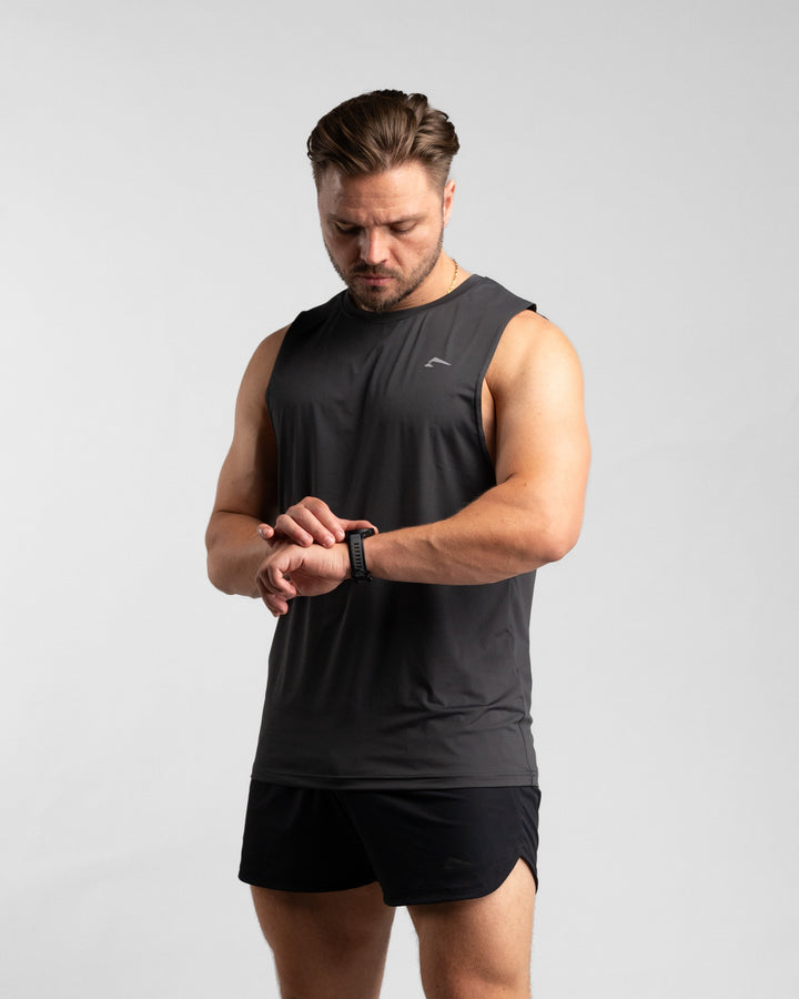 Core Performance Tanktop (Graphite/Grey) - Athletic Aesthetics