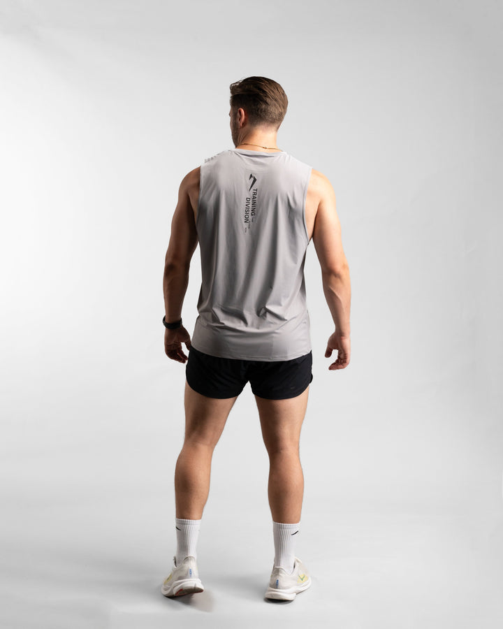 Core Performance Tanktop (Stone/Black) - Athletic Aesthetics
