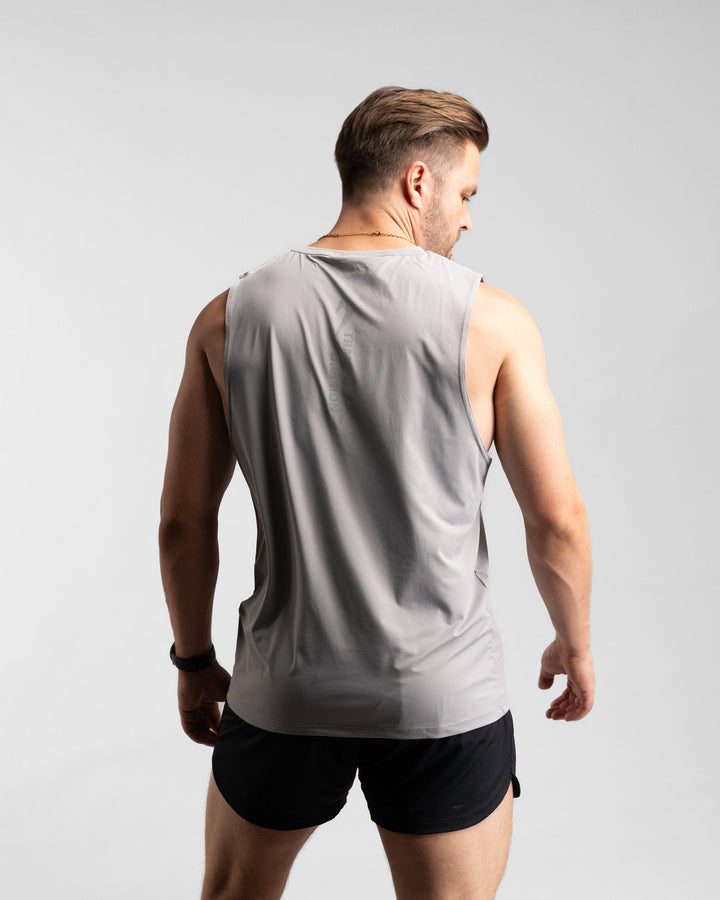 Core Performance Tanktop (Stone/Grey) - Athletic Aesthetics
