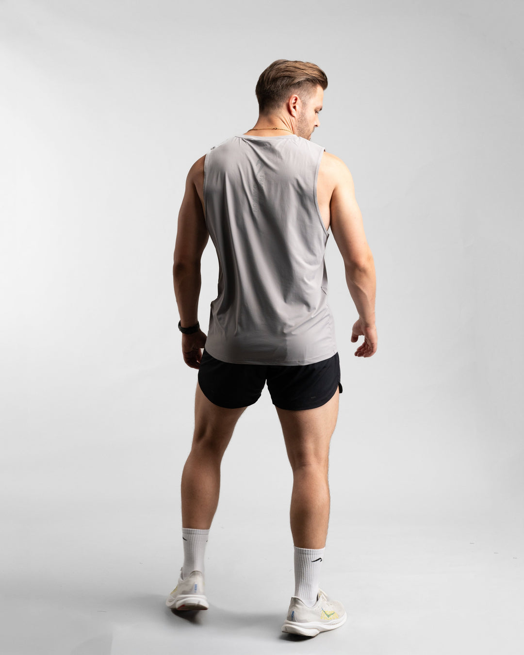 Core Performance Tanktop (Stone/Grey) - Athletic Aesthetics
