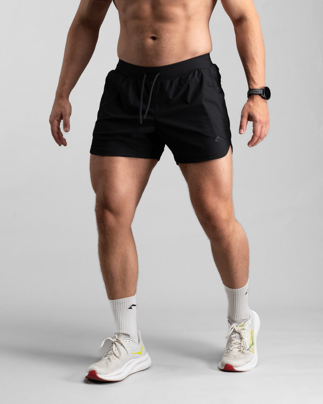 Elite Performance 5“ Shorts (Black/Black) - Athletic Aesthetics