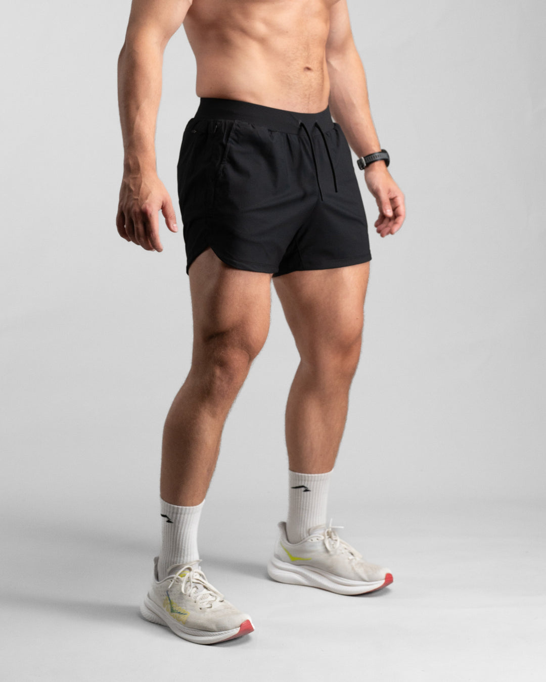 Elite Performance 5“ Shorts (Black/Black) - Athletic Aesthetics
