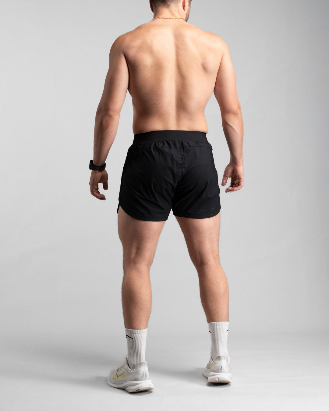 Elite Performance 5“ Shorts (Black/Grey) - Athletic Aesthetics