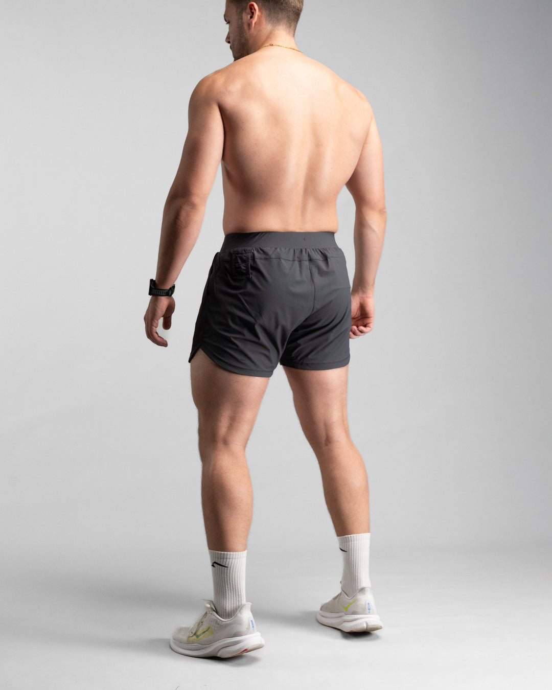 Elite Performance 5“ Shorts (Iron Grey) - Athletic Aesthetics