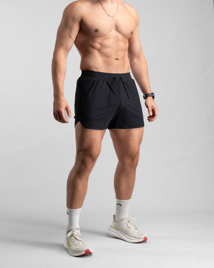 Elite Performance 5“ Shorts (Midnight Blue) - Athletic Aesthetics