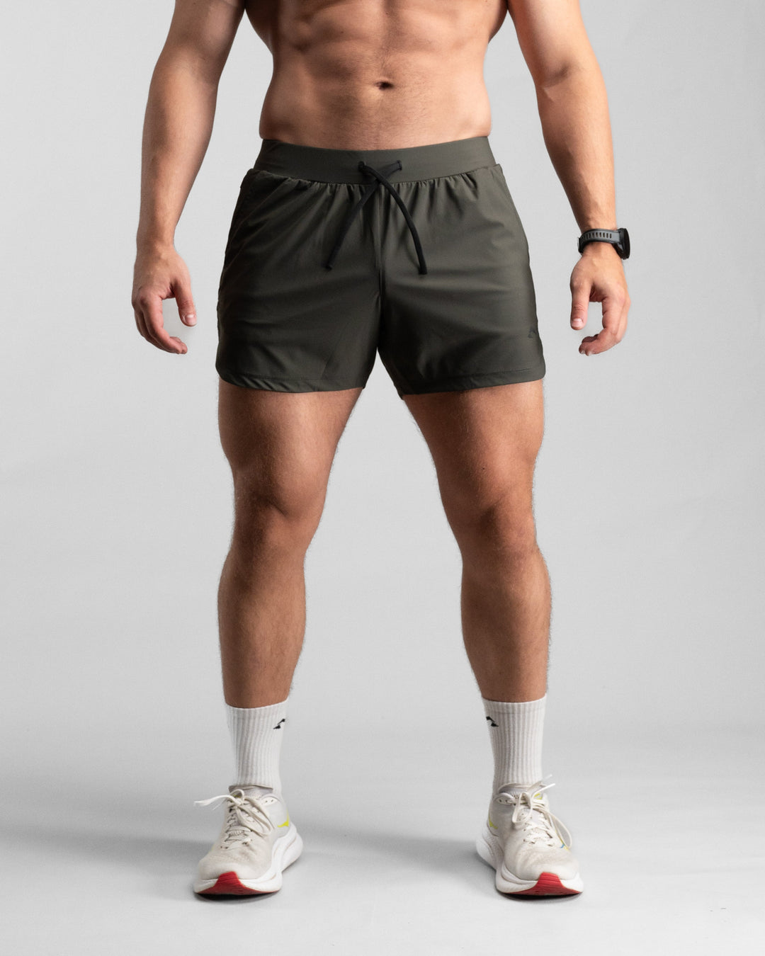 Elite Performance 5“ Shorts (Tactical Olive) - Athletic Aesthetics