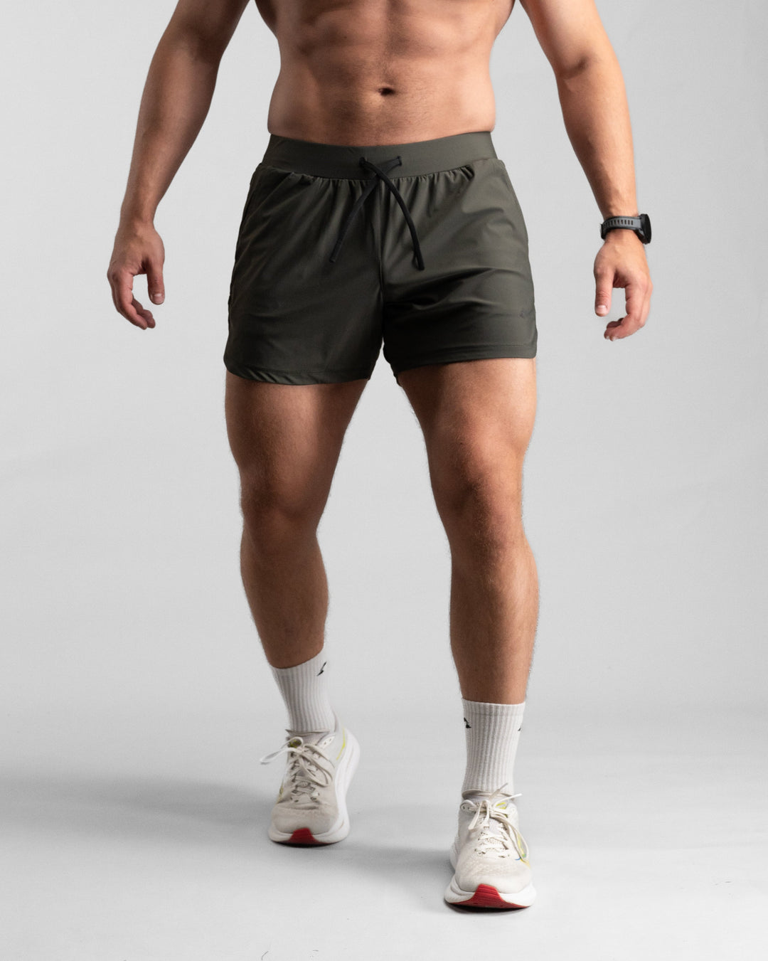 Elite Performance 5“ Shorts (Tactical Olive) - Athletic Aesthetics