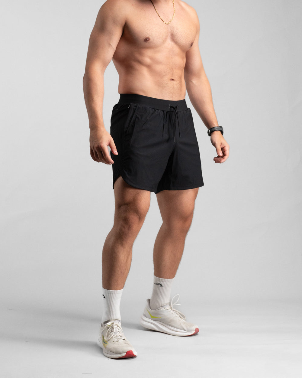 Elite Performance 7“ Shorts (Black/Black) - Athletic Aesthetics