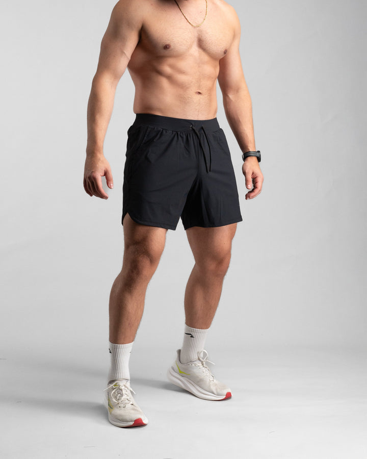 Elite Performance 7“ Shorts (Midnight Blue) - Athletic Aesthetics