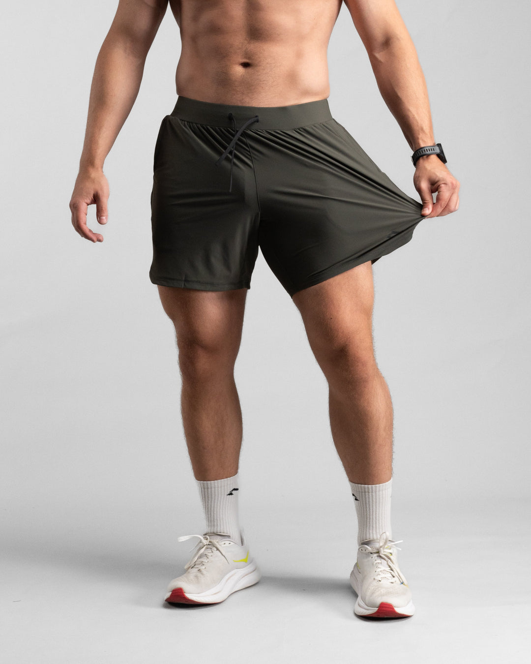 Elite Performance 7“ Shorts (Tactical Olive) - Athletic Aesthetics