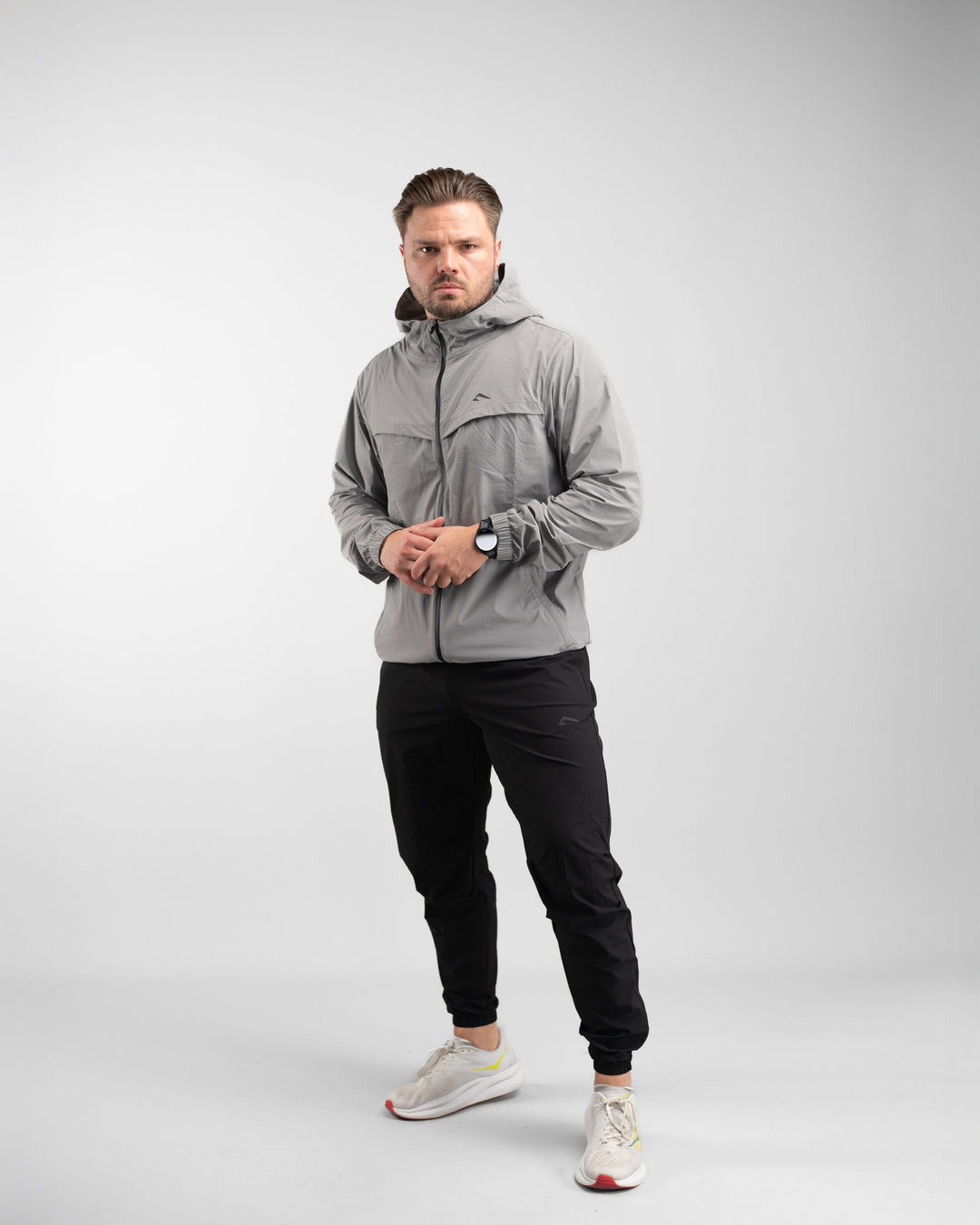 Elite Windbreaker Jogger (Black) - Athletic Aesthetics