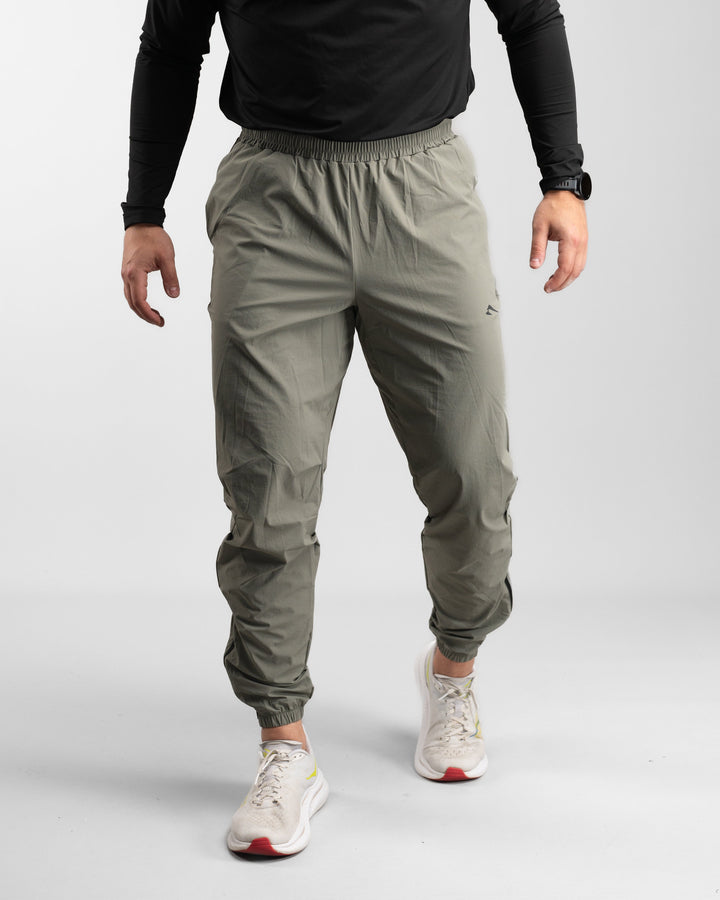 Elite Windbreaker Jogger (Light Olive) - Athletic Aesthetics
