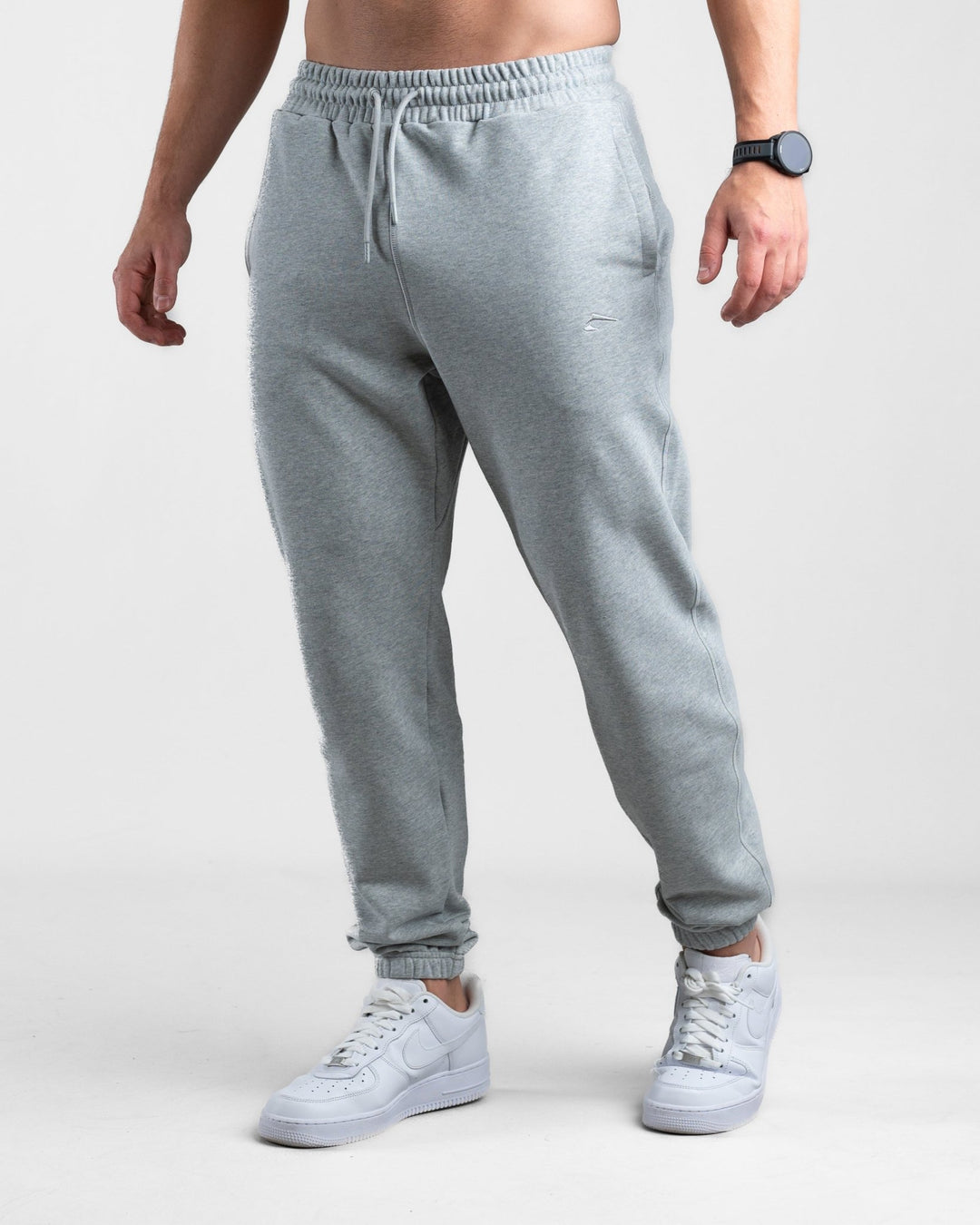 Essential Joggers (Grey Marl) - Athletic Aesthetics