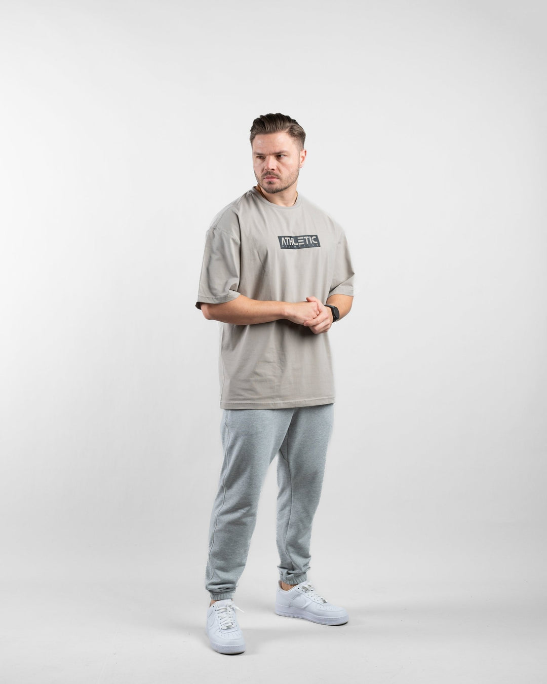 Essential Joggers (Grey Marl) - Athletic Aesthetics