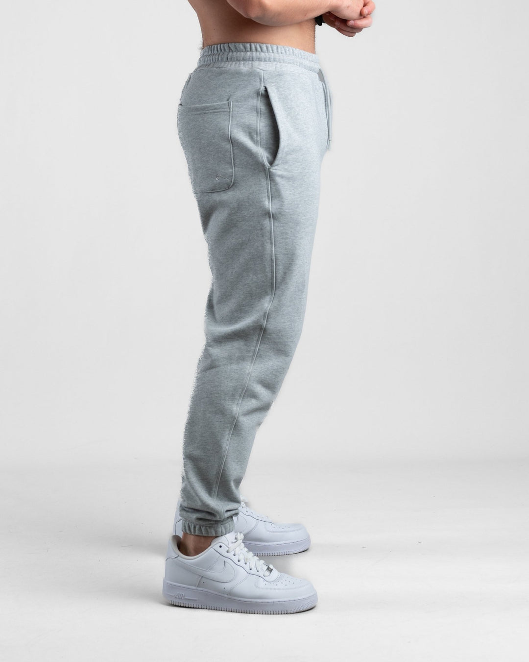 Essential Joggers (Grey Marl) - Athletic Aesthetics