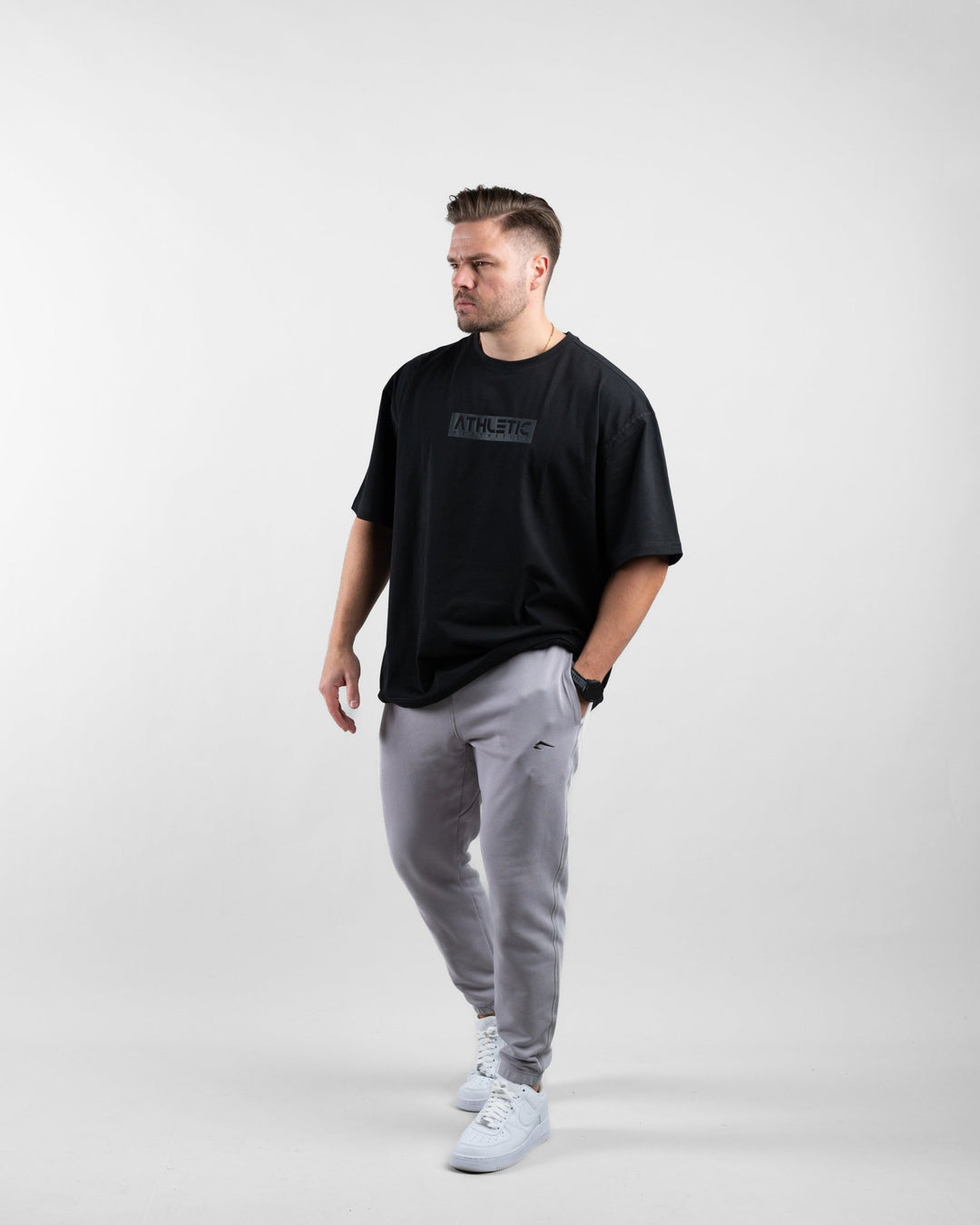 Essential Joggers (Stone) - Athletic Aesthetics