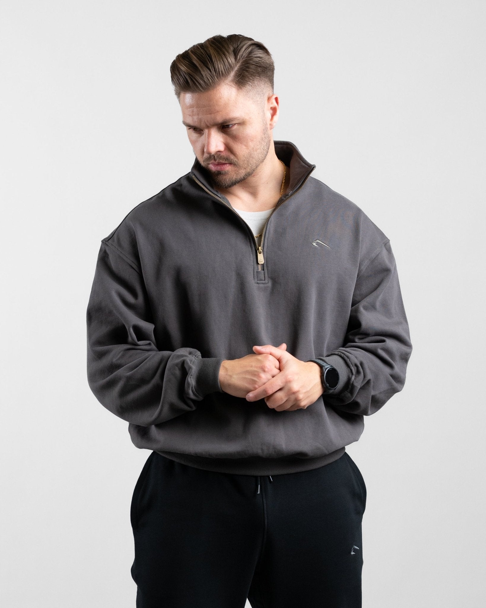Athletic half zip pullover shop