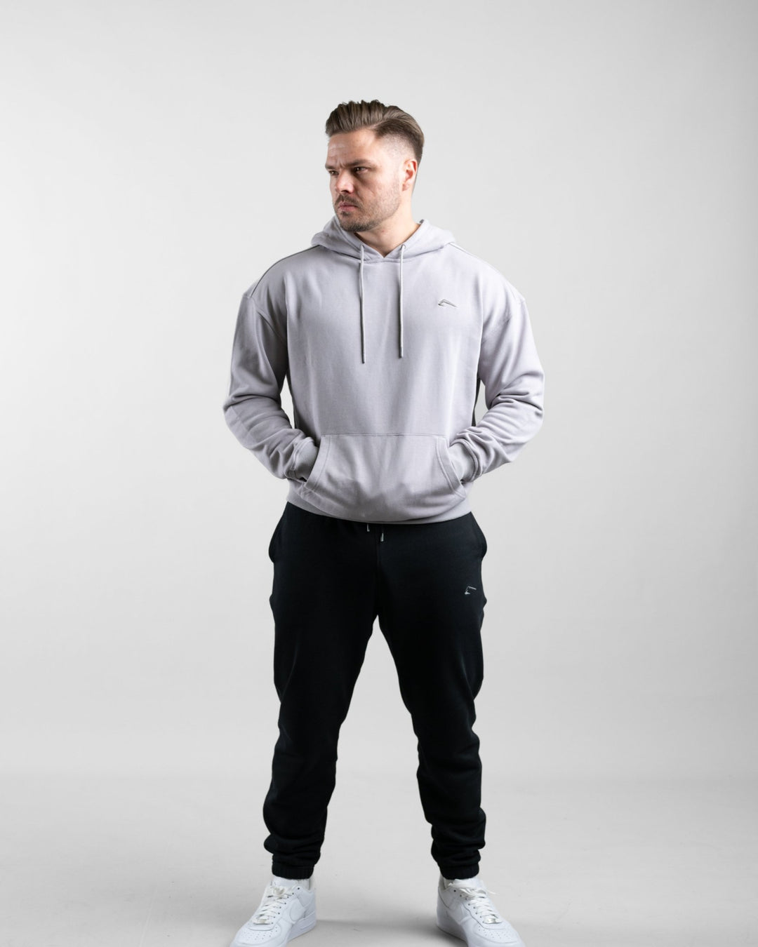 Essential Oversize Hoodie (Stone) - Athletic Aesthetics