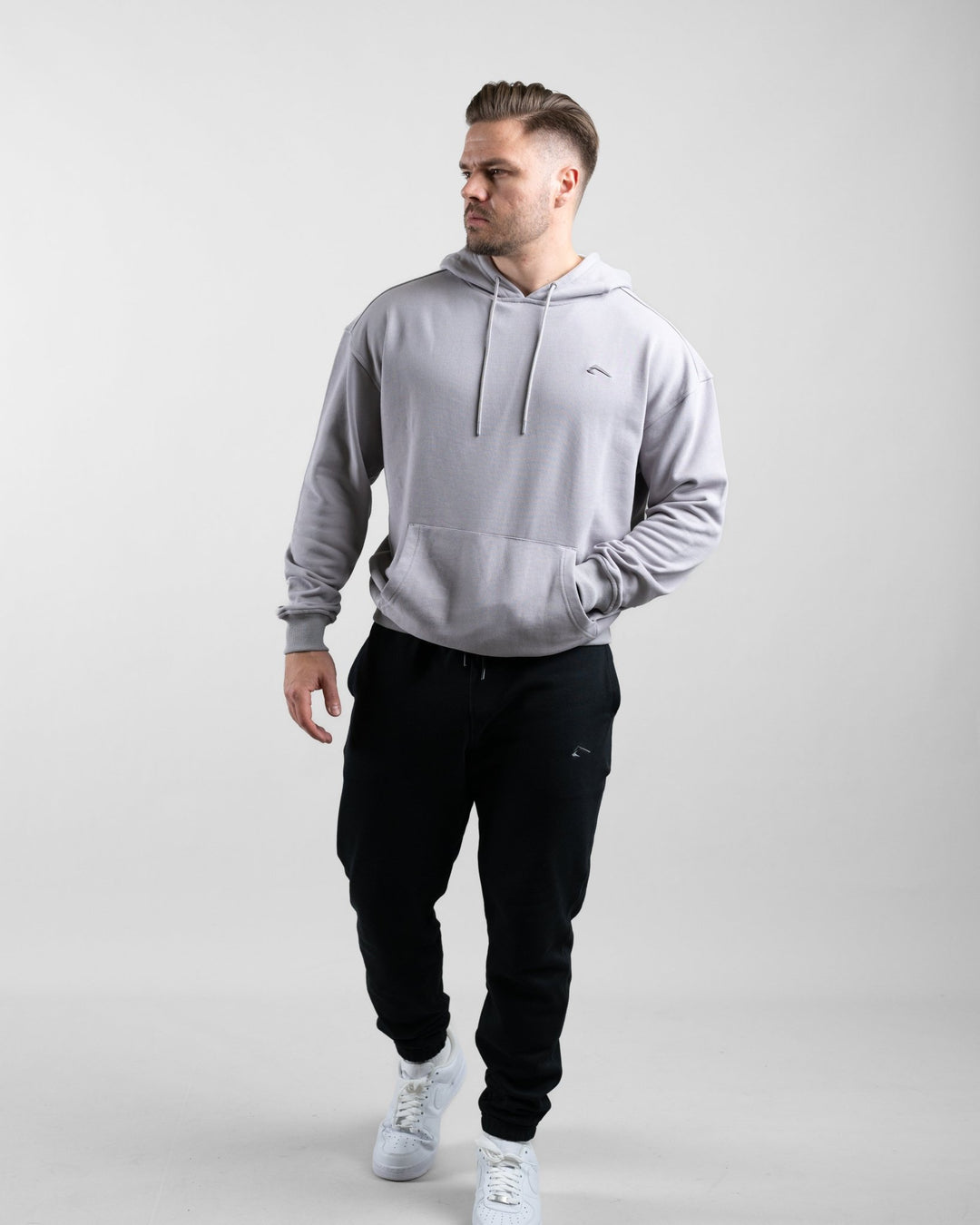 Essential Oversize Hoodie (Stone) - Athletic Aesthetics