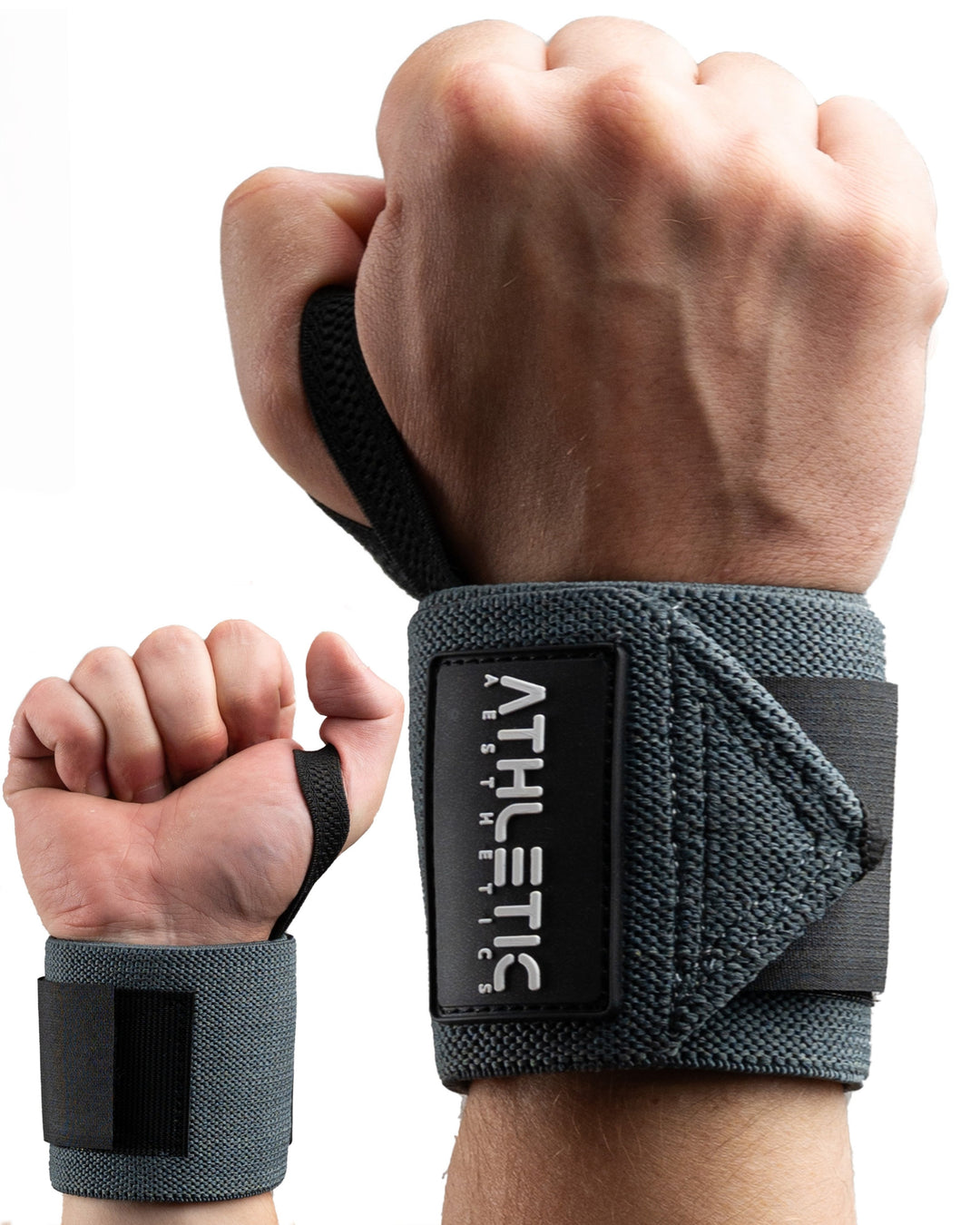 Handgelenkbandagen (Dunkelgrau 2.0) - Athletic Aesthetics