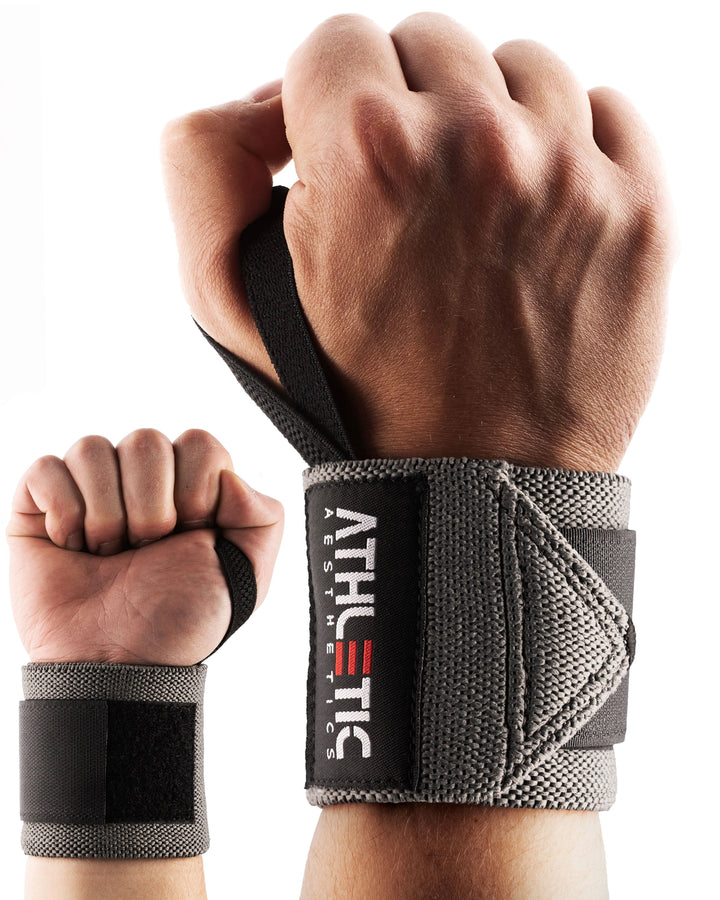 Handgelenkbandagen (Dunkelgrau) - Athletic Aesthetics