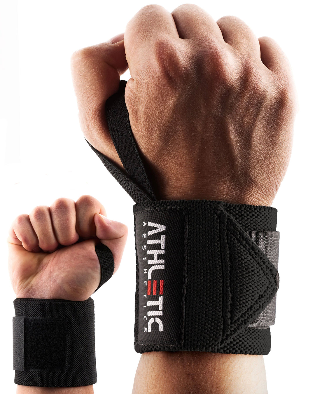 Handgelenkbandagen (Schwarz) - Athletic Aesthetics