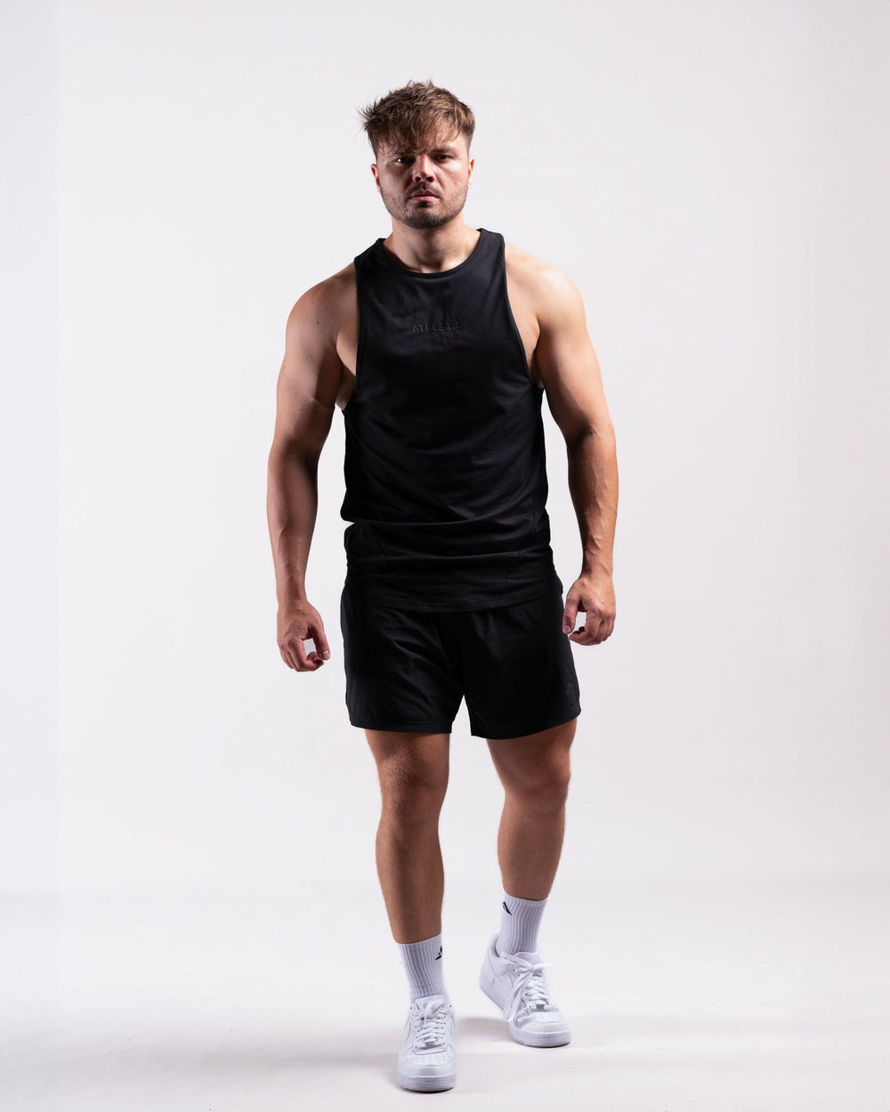 Infinity Sleeveless Shirt (Black) - Athletic Aesthetics