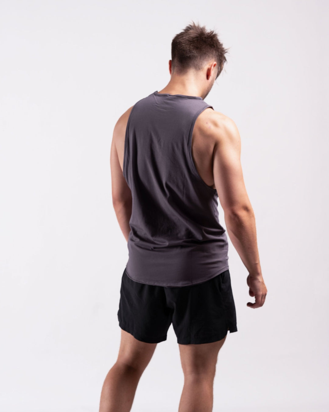 Infinity Sleeveless Shirt (Dark - Grey) - Athletic Aesthetics