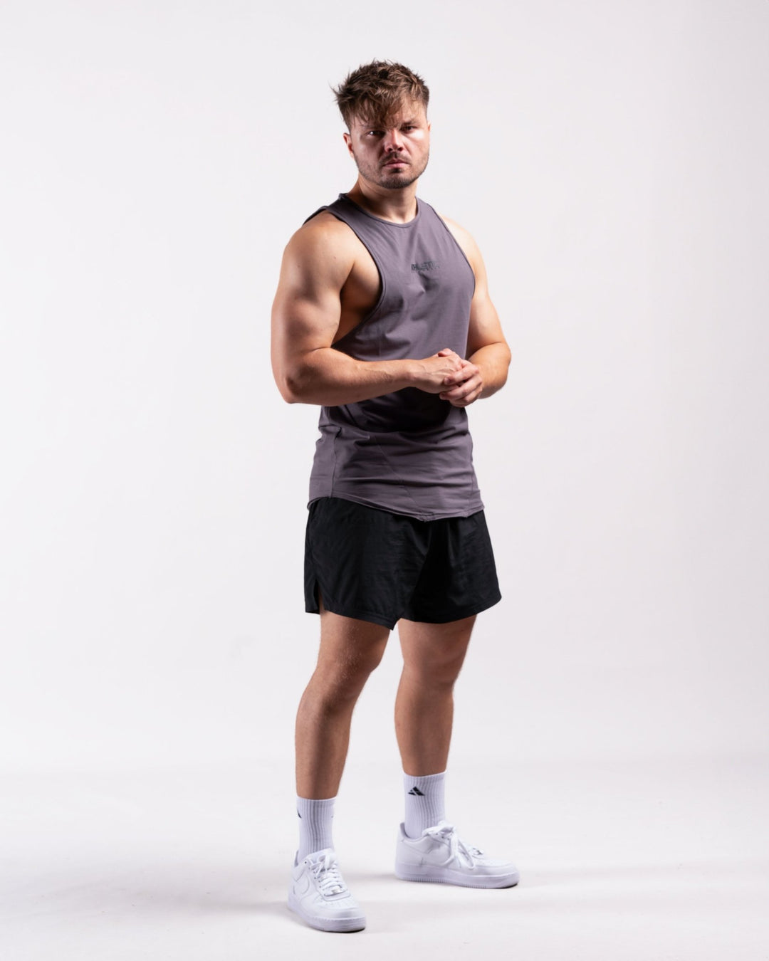 Infinity Sleeveless Shirt (Dark - Grey) - Athletic Aesthetics